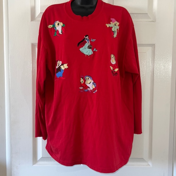 Vintage Disney’s Snow White and the 7 Dwarfs Top XL - Picture 1 of 10